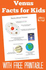 Fun Venus Facts For Kids Venus Facts Facts For Kids Planet Project
