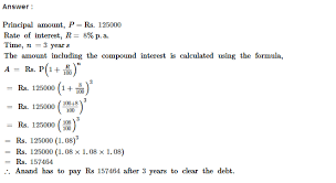 Compound Interest Rs Aggarwal Class 8 Maths Solutions Ex 11b