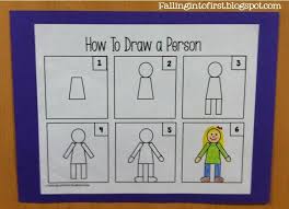 How To Draw A Person I M Sure We Ll Have Another Project Where This Might Come In Handy Lol Kindergarten Writing Writing Workshop Kindergarten