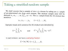 In statistics, stratified sampling is a method of sampling from a population which can be partitioned into subpopulations. Stratified Random Sampling Definition India Dictionary