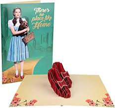In the winkie country and in the castle of the late wicked witch of the west, nikko and his winged monkey army had trashed the place with banana peels or squashed banana. Amazon Com Wizard Of Oz Pop Up Card There S No Place Like Home All Occasions House Warming Handcrafted Pop Up Card With Ruby Slippers Blank Inside 5 X 7 Office Products