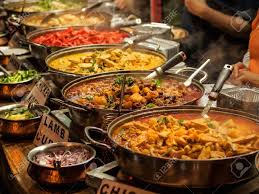Cuisine Orientale Plats A Emporter Indien Au Marche De Londres S Cuisine Orientale Recettes De Cuisine Buffet Alimentaire