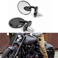 Nieuwe Cnc Motorfiets 3 Ronde Zwarte 7 8 Handle Bar End Spiegels Cafe Racer Bobber Clubman In Nieuwe Fiets Motorfie Royal Enfield Cafe Racer Cafe Racer Build