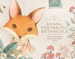 Lisa Glanz Watercolor Clipart And Whimsical By Lisaglanzgraphics In 2020 Cute Animal Illustration Illustration Pet Portraits