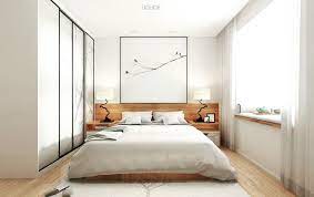 A Natural Wood Bedframe Zen Bedroom Modern Bedroom Zen Bedroom Decor