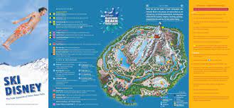 Map Of Blizzard Beach At Walt Disney World Disney World Map Disney Map Disney Water Parks