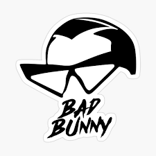 Bad Bunny Clipart Black And White Bad Bunny Svg Svg7 In 2020 Bunny Svg Image Editing Apps Unique Items Products