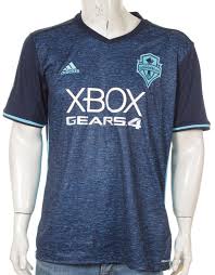 Men's adidas black seattle sounders fc tiro training aeroready pants. Seattle Sounders Troisieme Maillot De Foot 2017 2018