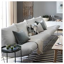 Havsten 4 Seat Sofa In Outdoor Without Armrests With Open End Beige Ikea Cushions On Sofa Ikea Outdoor Furniture Sofa