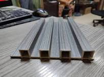 Indoor Restaurant Home Office Hotel Durable Eco-Friendly Modern Art  Decorative WPC PVC 3D Wall Fluted Panel Cladding
