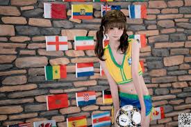 Coser] 爆机少女喵小吉x 金鱼kinngyo – 足球宝贝– 青年美圖