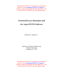 We did not find results for: Pdf Chemical Process Simulation And The Aspen Hysys Software CÆ°Æ¡ng Nguyá»…n Academia Edu
