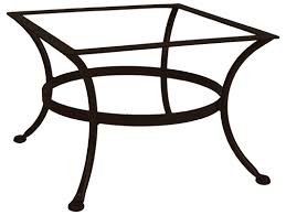If you already have your own wood, stone, marble, glass or specialized table top, then one of these iron table bases should work well for you. Ow Lee Wrought Iron Round Coffee Table Base 25w X 25d X 17 5h Owot03base