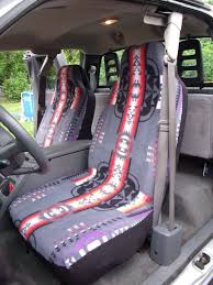 1 Set Of Tribal Print Car Seat Covers And The Steering Wheel Cover On Etsy 65 00 I Want Truck Seat Covers Wheel Cover Car Seats