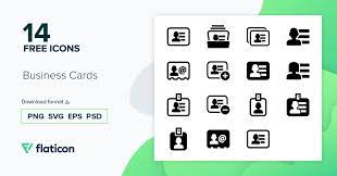 But if your company has a high profile and is easy to find on social media, standalone iconscan be an elegant way to signal your brand's presence on social media in print ads and brochures. Icon Pack Business Cards 14 Svg Icons