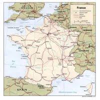 Réseaux routiers, principales villes et départements administratifs de france. Carte De France Des Regions En Haute Qualite Hq
