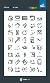 Download Video Games Icon Pack Available In Svg Png Eps Ai Icon Fonts Gaming Tattoo Game Icon Video Game Drawings
