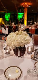 Football Centerpiece Football Centerpieces Table Decorations Centerpieces