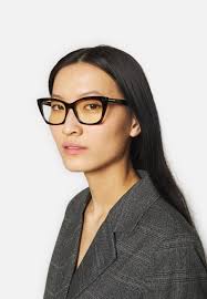 Cat Eye Glasses Tom Ford Style Glasses Tom Ford FT5882-B Cateye Glasses  With Orange Frame