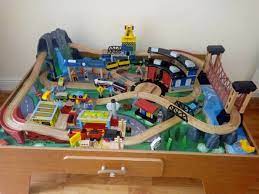 The imaginarium train table with round house is a great set, but some have had a little. Imaginarium Mountain Rock Train Table Set Up Shop Clothing Shoes Online