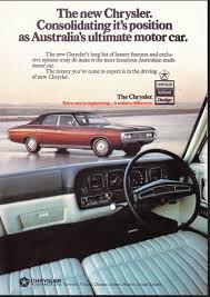 Cj Chrysler By Chrysler Chryslers Luxury Answer To Holdens Statesman And Fords Fairlane 340 And 360 V8 770 Trans Dana Chrysler Cars Australian Cars Chrysler