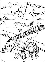 Ausmalen feuerwehr ausdrucken für kinder. Brandweer Kleurplaten Kleurplaten Vervoer Thema Brandweer