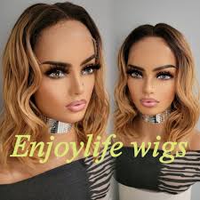 Human hair HD lace front beachwave wig