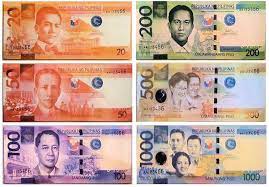 Economy This Is A Picture Of The Philippine Pesos It Shows The 20 50 100 200 500 And 1000 Pesos This Is Reall Money Bill Philippine Peso Currency Design