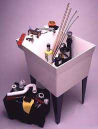 installing a basement laundry sink