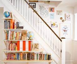Living Stair Shaped Bookshelves Bookcase Stairs Book Stairs Staircase Bookshelves