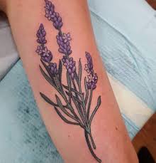 Lavender Tattoo By Jessicamcd 1776 Photo Credit Instagram Lavender Tattoo Tattoos Purple Tattoos