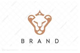 Elegant Lioness Logo Lion Logo Lioness Custom Branding