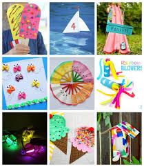 Nurture his creative spirit with these fun ideas for making. Easy Summer Kids Crafts That Anyone Can Make Happiness Is Homemade