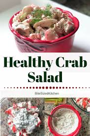 Healthy Imitation Crab Meat Salad Recipe Crab Salad Imitation Crab Recipes Imitation Crab Meat
