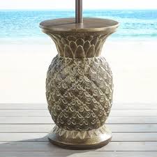 Stone Pineapple Umbrella Table Patio Umbrellas Patio Umbrella Bases Pool Umbrellas