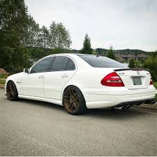 Beauty And A Beast Rahn Burgundy Mercedesamg E55 Eclass Mercedes Amg Mercedes W211 Mercedes Benz