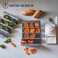 V Shaped Baking Pan Set Baking Pans Set Healthy Afternoon Snacks Homemade Chips