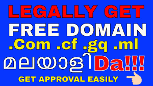 I Got Free Domain In 2018 Malayalam Youtube