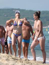 Eh, some looked shopped and some don't even meet the definition of the term camel toe. Martina Navratilova Soaks Up The Sun On The Beach With Partner Julia Lemigova In St Tropez Daily Mail Online