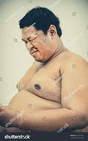 Fat Naked Upper Body Belly Stomach Stock Photo 287731709 | Shutterstock