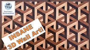 Transform your walls with 3d wall panels. Insane 3d Wood Art Youtube