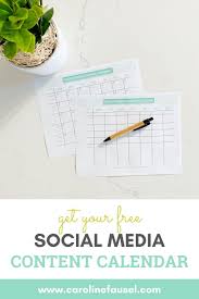 Maybe you would like to learn more about one of these? Free Printable Social Media Calendar Template 2021 Caroline Fausel Co