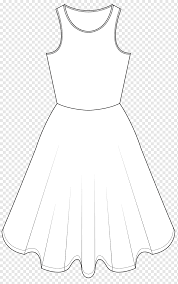 Baju model perempuan panjang unyu jual produk terbaru desember. Line Art Dress White Sleeve Costume New Dress Pattern Angle White Black Png Pngwing