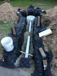 French Drain With Dry Well Dry Well French Drain Yard Drainage
