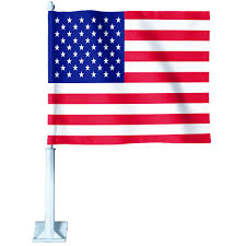 Northlight 17 lighted holographic red, white and blue american flag window silhouette decoration. 11 75 X 14 Car Window Mount American Flag At Menards