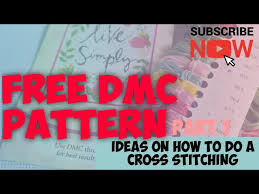 53 free alphabet cross stitch patterns. Free Dmc Pattern Live Simply Part 1 Diy Cross Stitch Asmr Youtube