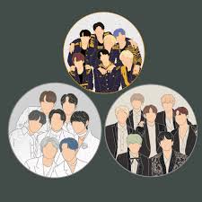 Bts Picket Enamel Pins Map Of The Soul Wings And Japan Etsy In 2020 Bts Drawings Line Art Drawings Outline Art