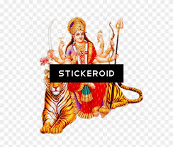 goddess durga maa tiger hd png download 600x631 3077536 pngfind goddess durga maa tiger hd png