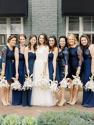 Navy Blue Casual Country Wedding With Elegant Bridesmaid Dresses Midnight Blue Bridesmaid Dresses Navy Blue Bridesmaid Dresses Wedding Bridesmaids Dresses Blue