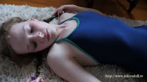 Alisa Blue Leotard And Socks - EPORNER